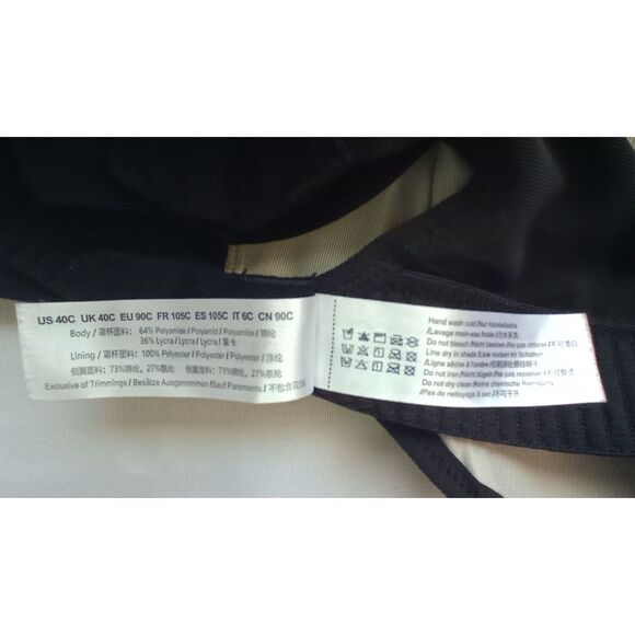 SYROKAN Full Coverage Sports Bra for Women High Impact Support Padded Size 40C - Picture 3 of 6